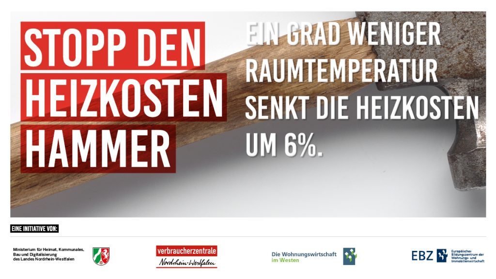 Kampagne "Stopp den Heizkosten-Hammer"